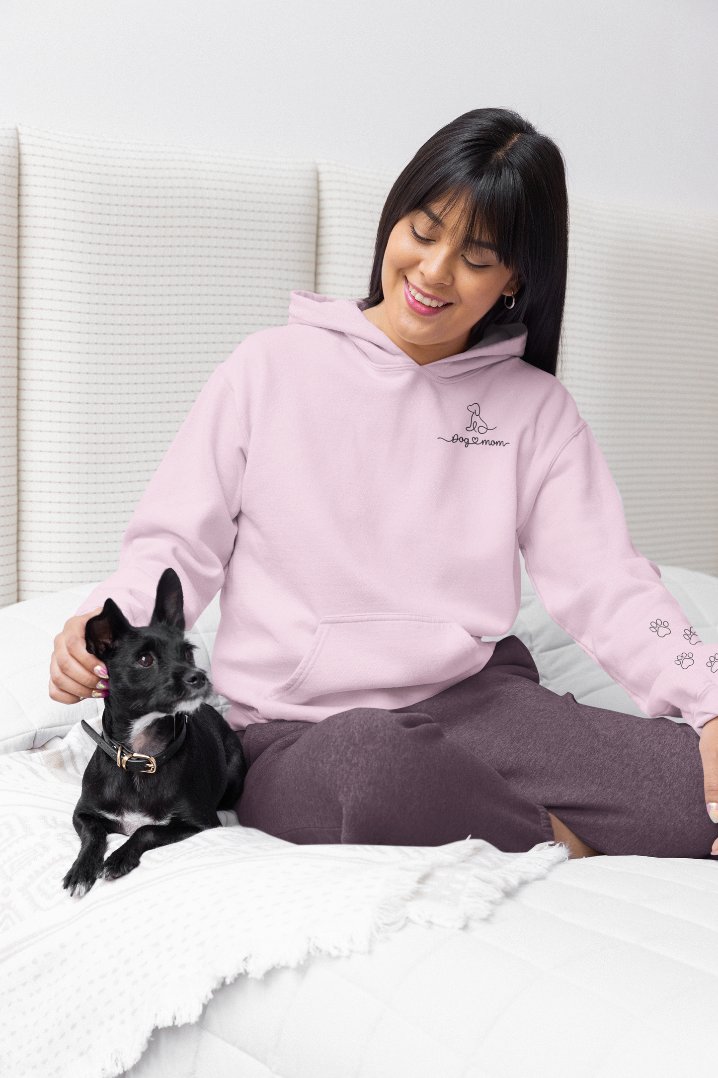 Minimalist Dog Mom – Embroidered Edition